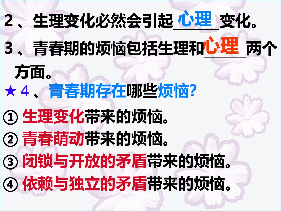 教科版思想品德七上第三单元复习课件（21张）_第3页