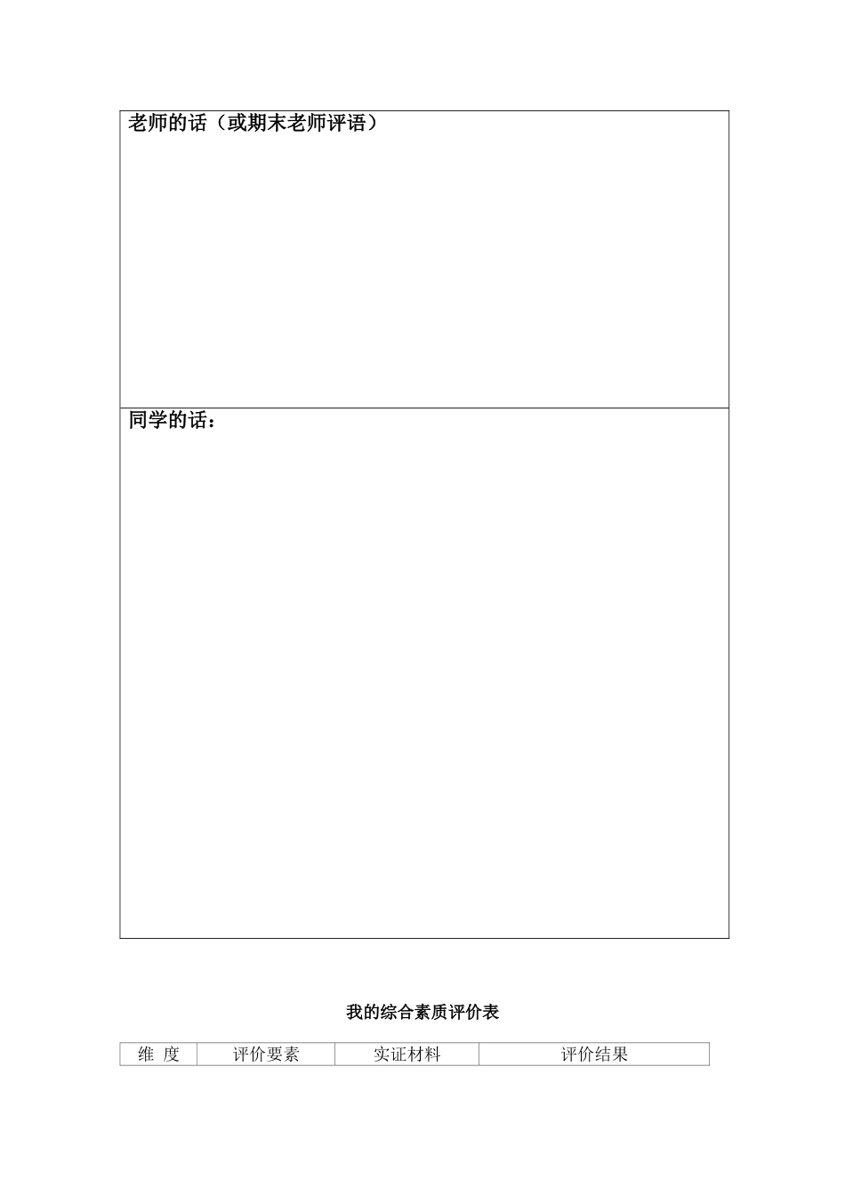 班级学生成长档案 (2)_第3页