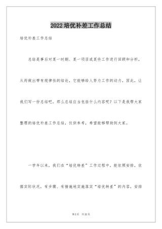 2024培优补差工作总结_11