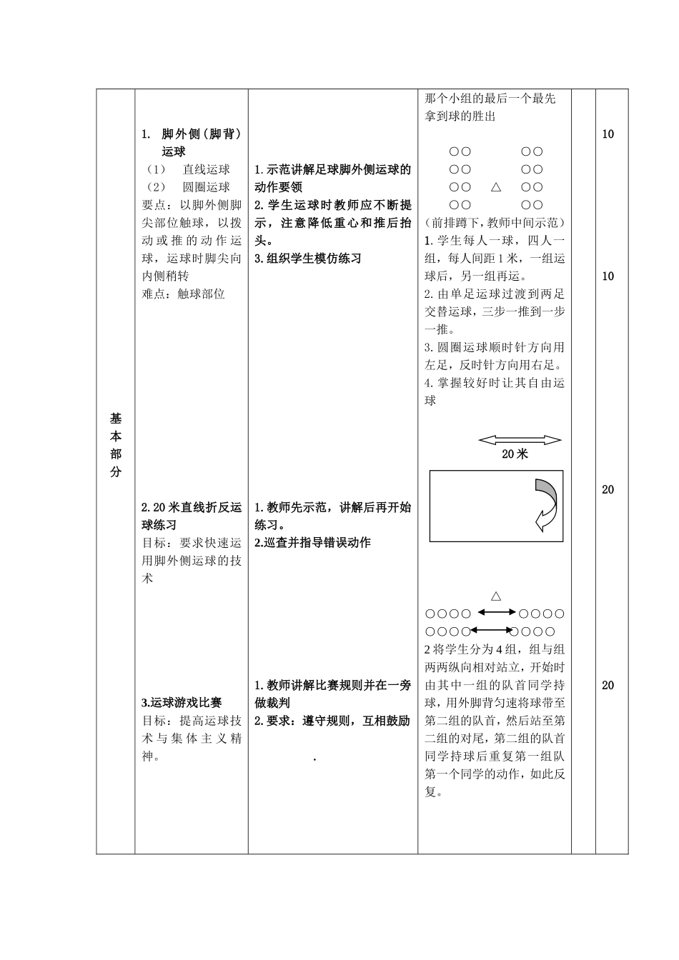 足球运球教案_第2页