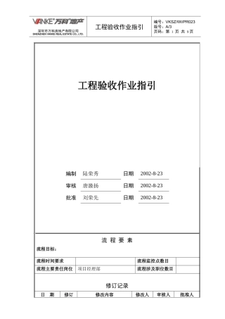 工程验收作业指引