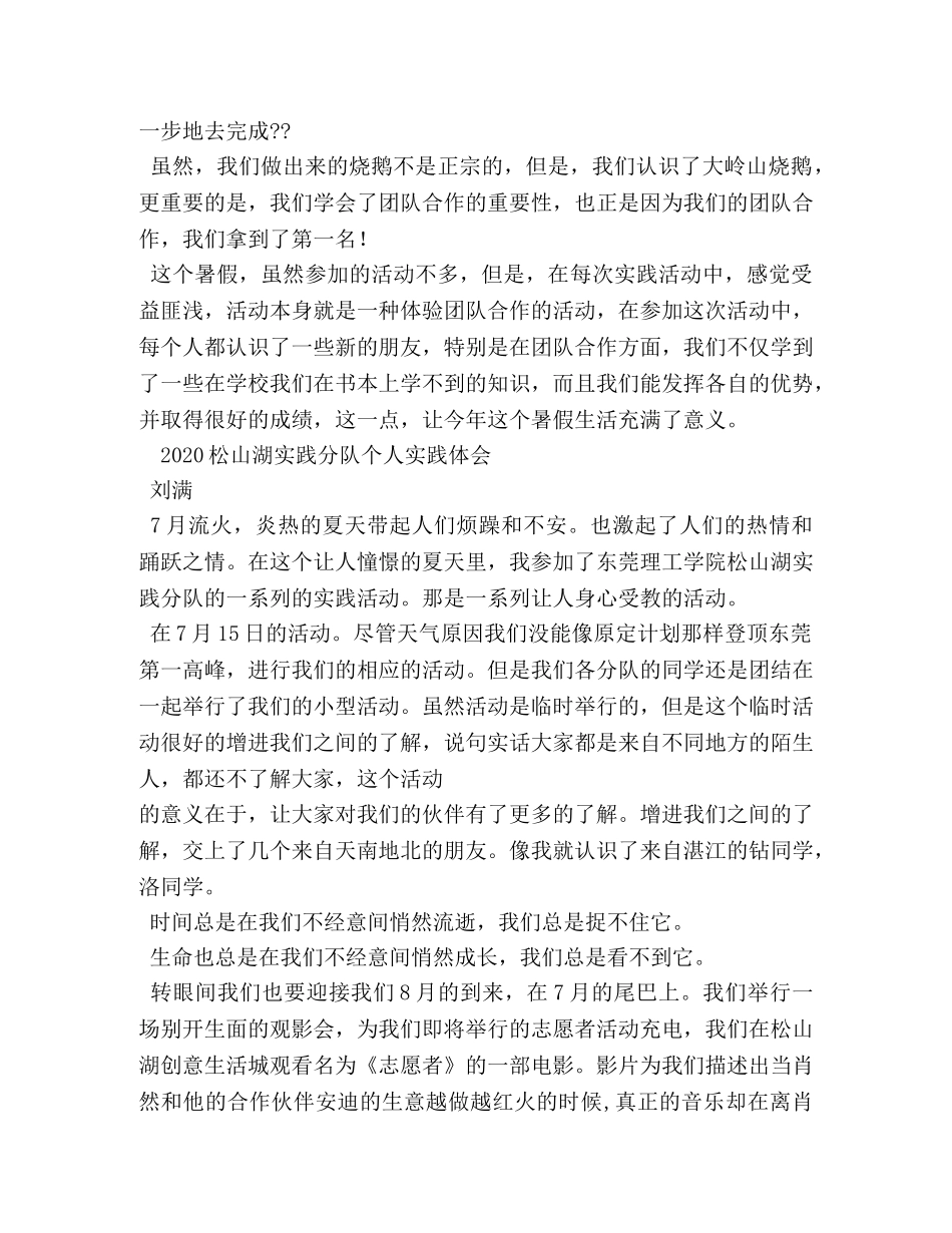 暑期社会实践心得汇总-100篇 _第2页