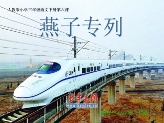 课标版三年级下册《燕子专列》课件
