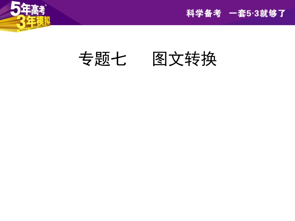 2015高考语文一轮复习课件：专题10图文转换_第1页