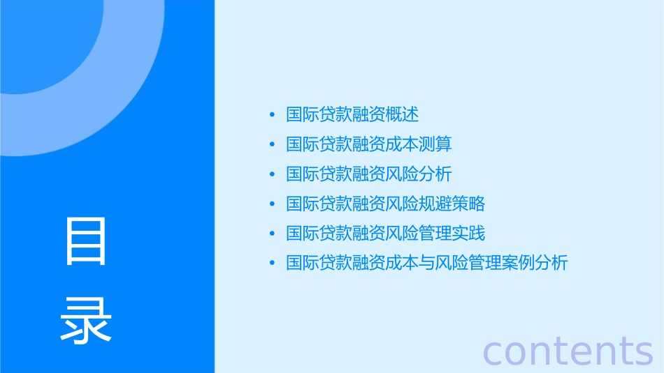国际贷款融资成本测算和融资风险规避课件_第2页