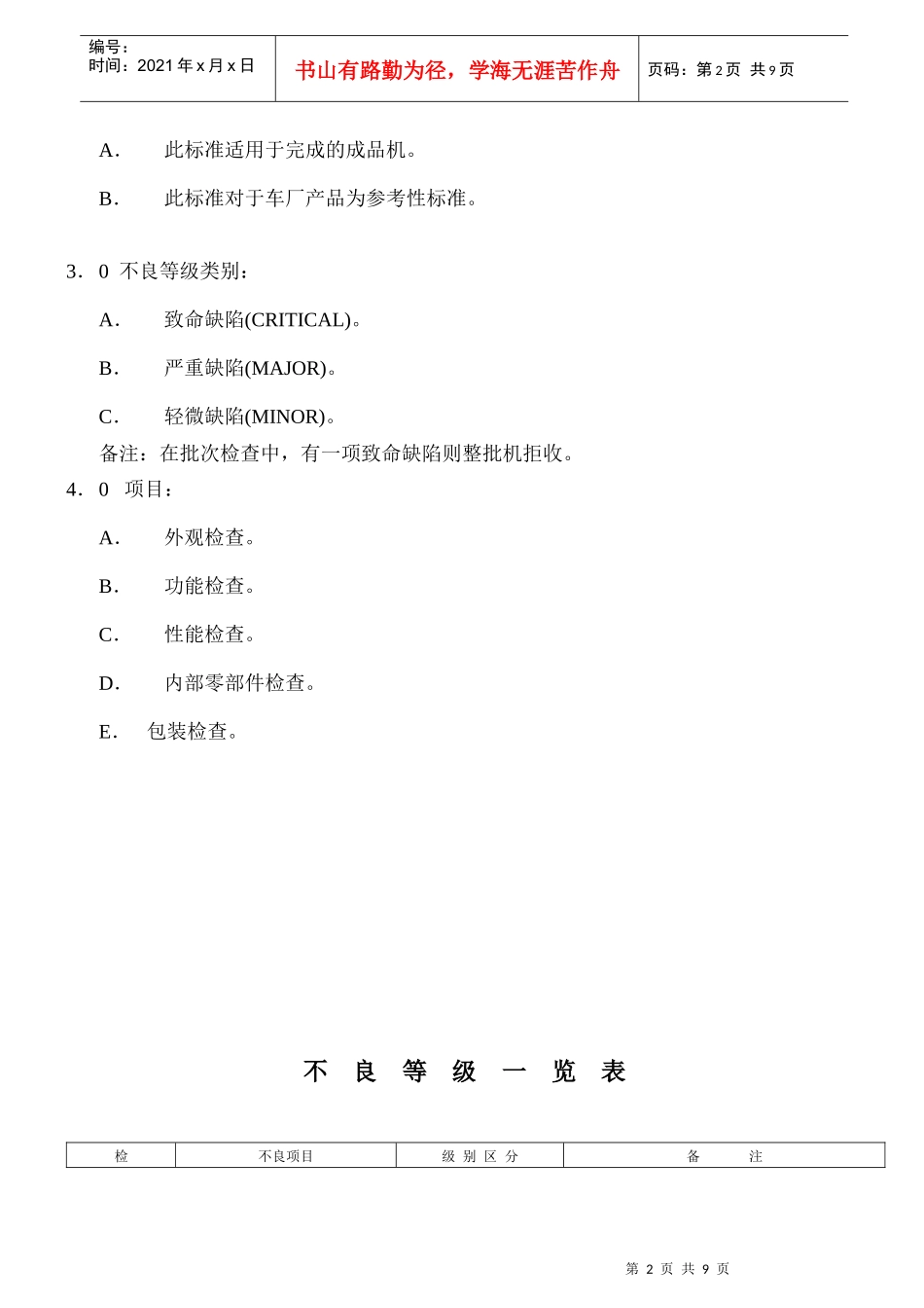 品质保证标准_第2页