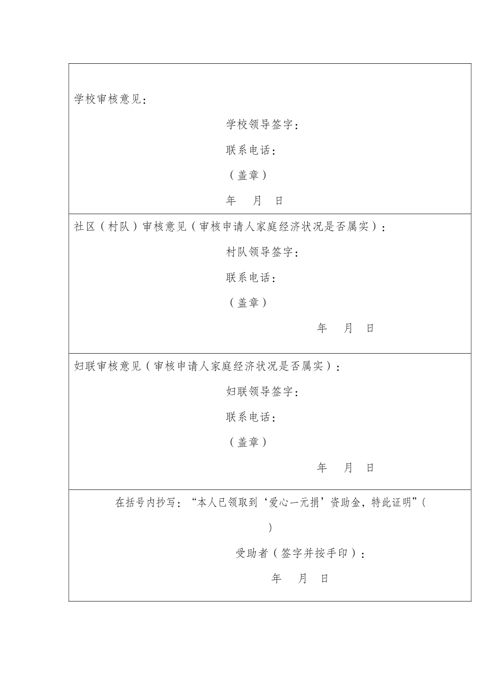 2013爱心救助女童表_第2页