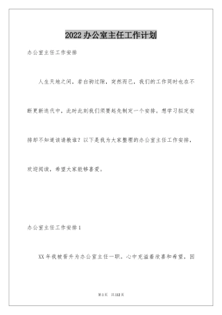 2024办公室主任工作计划_4