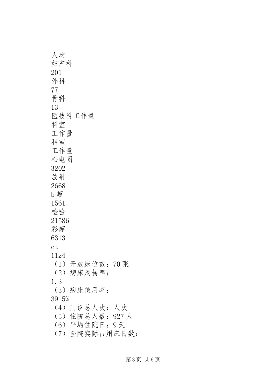 医院医务科工作总结 _第3页