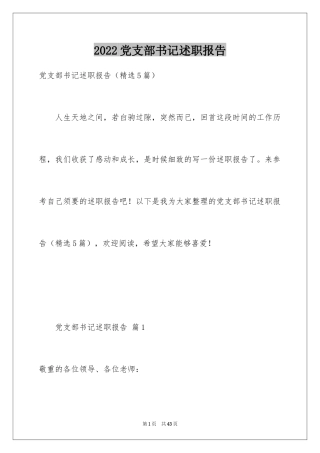 2024党支部书记述职报告_2