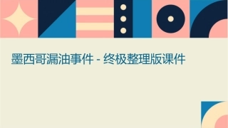 墨西哥漏油事件-终极整理版课件