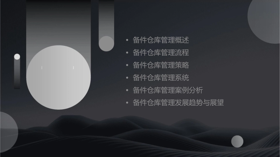 备件仓库管理调研课件_第2页