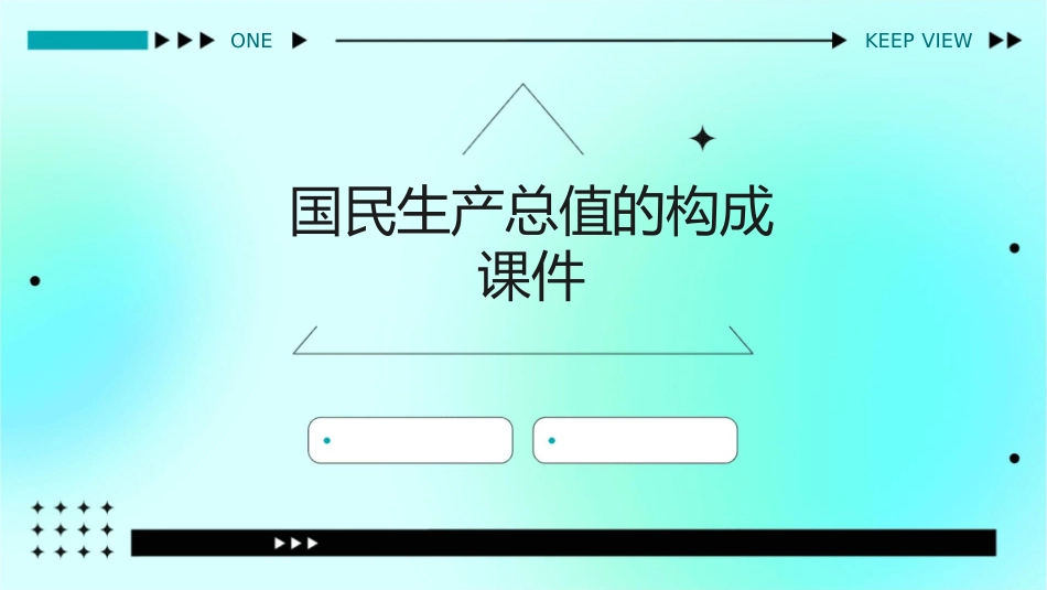 国民生产总值的构成课件_第1页