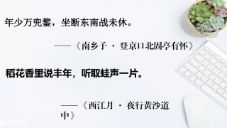 走进辛弃疾词