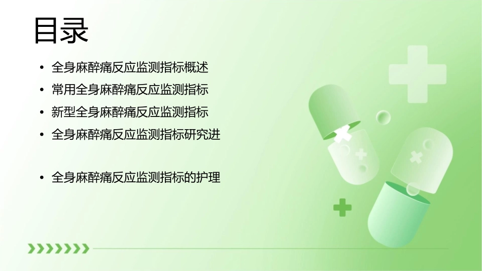 全身麻醉痛反应监测指标研究进展护理课件_第2页