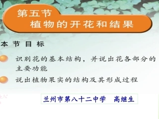初中一年级生物上册第三单元生物圈中的绿色植物第五章绿色植物的一生第一课时课件