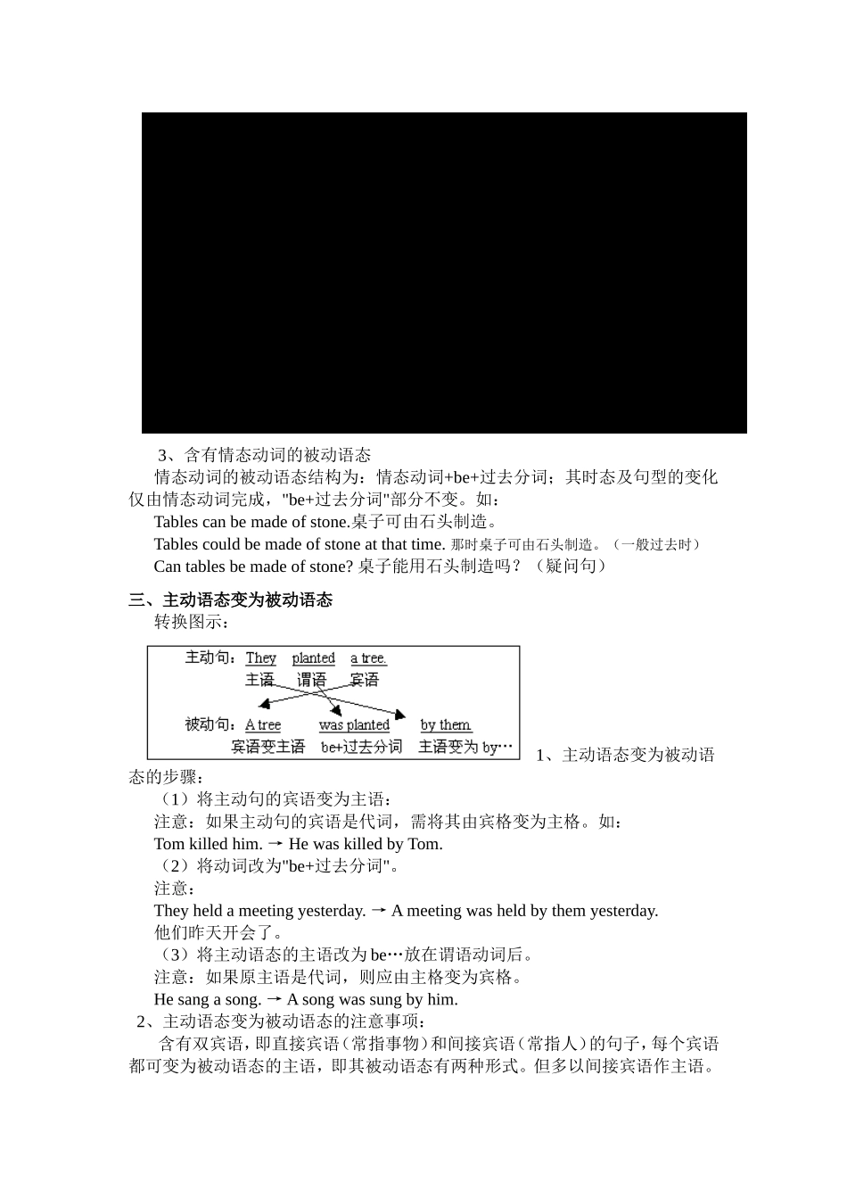初中英语被动语态复1_第2页