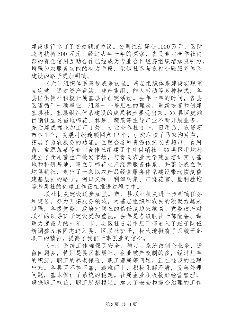 供销社系统工作会议讲话发言_第3页
