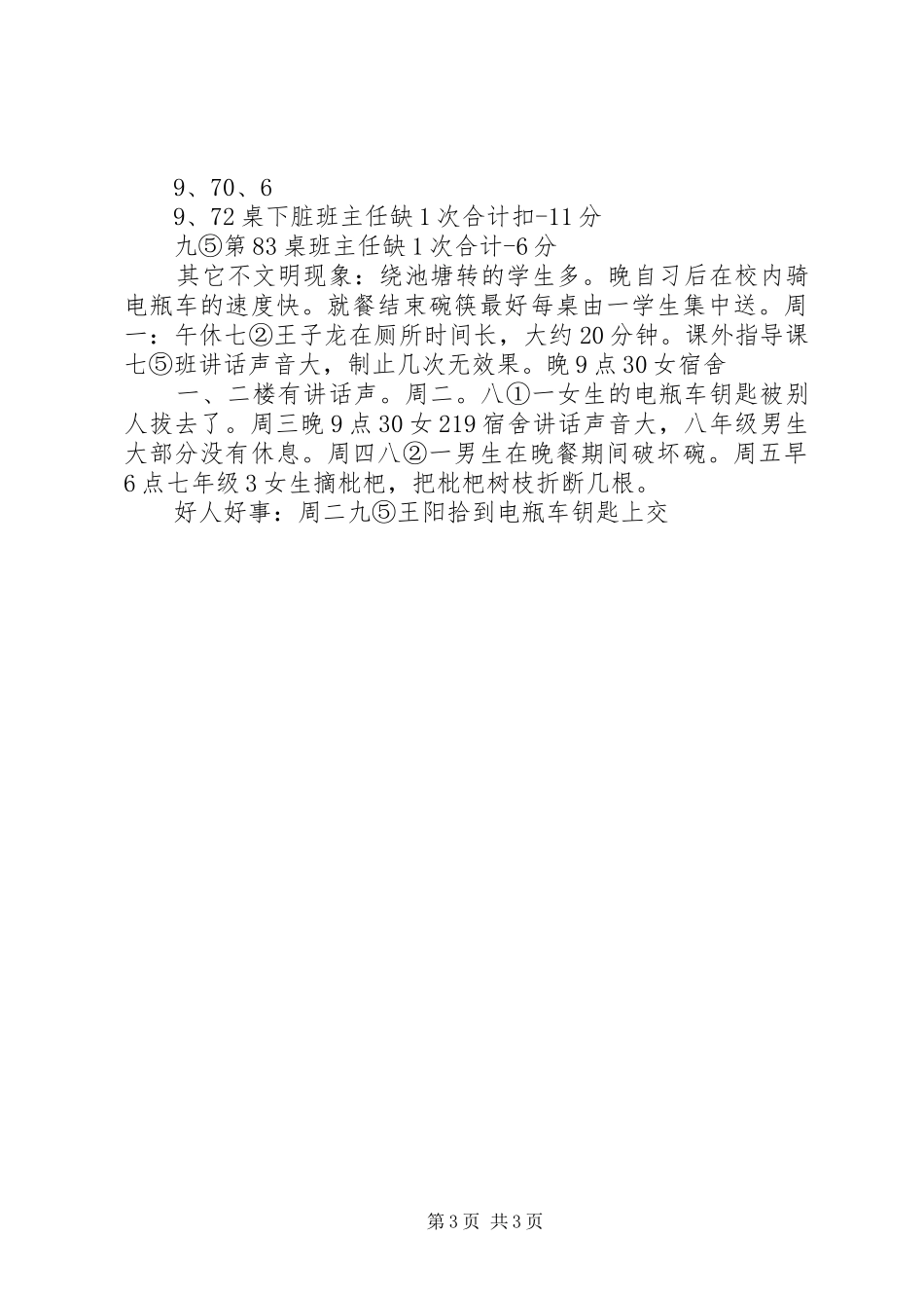 值周总结20XX年.10.13_第3页