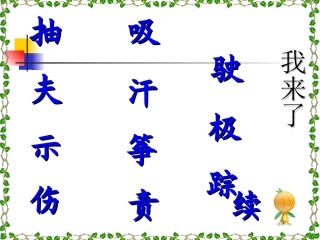 人教版小学语文二年级上册17《酸的和甜的》课件