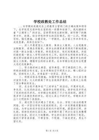 学校政教处工作总结 (21)