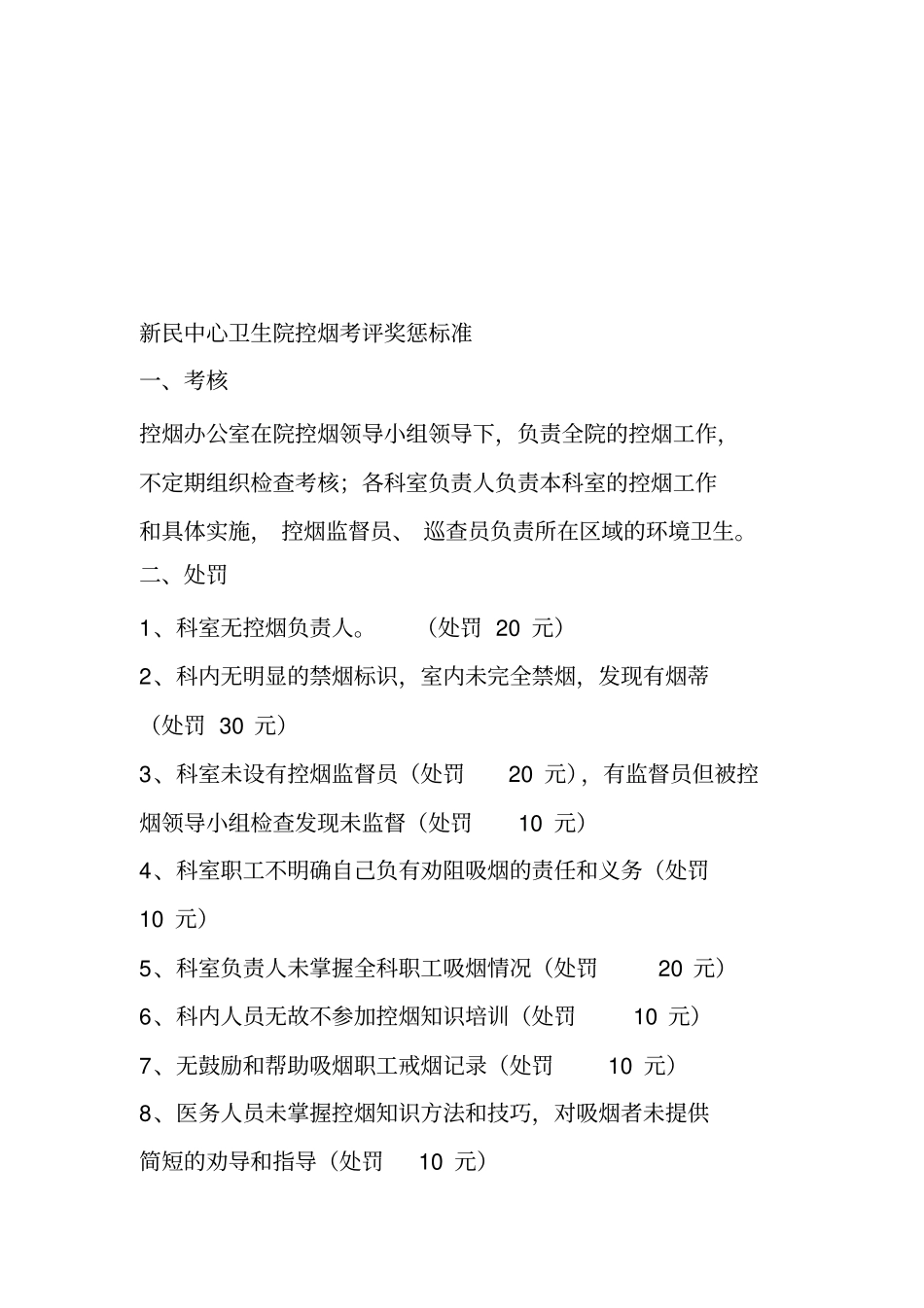 医院控烟考评奖惩制度考评奖惩标准考评奖惩记录表控烟监督员培训劝阻吸烟制度劝阻吸烟记录_第3页