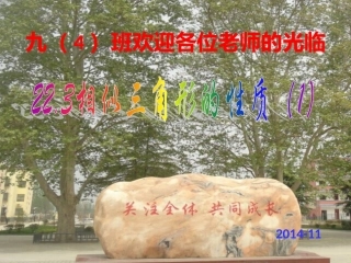 相似三角形的性质 (2)