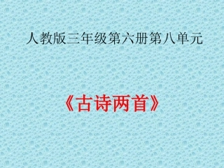 古诗两首课件 (2)