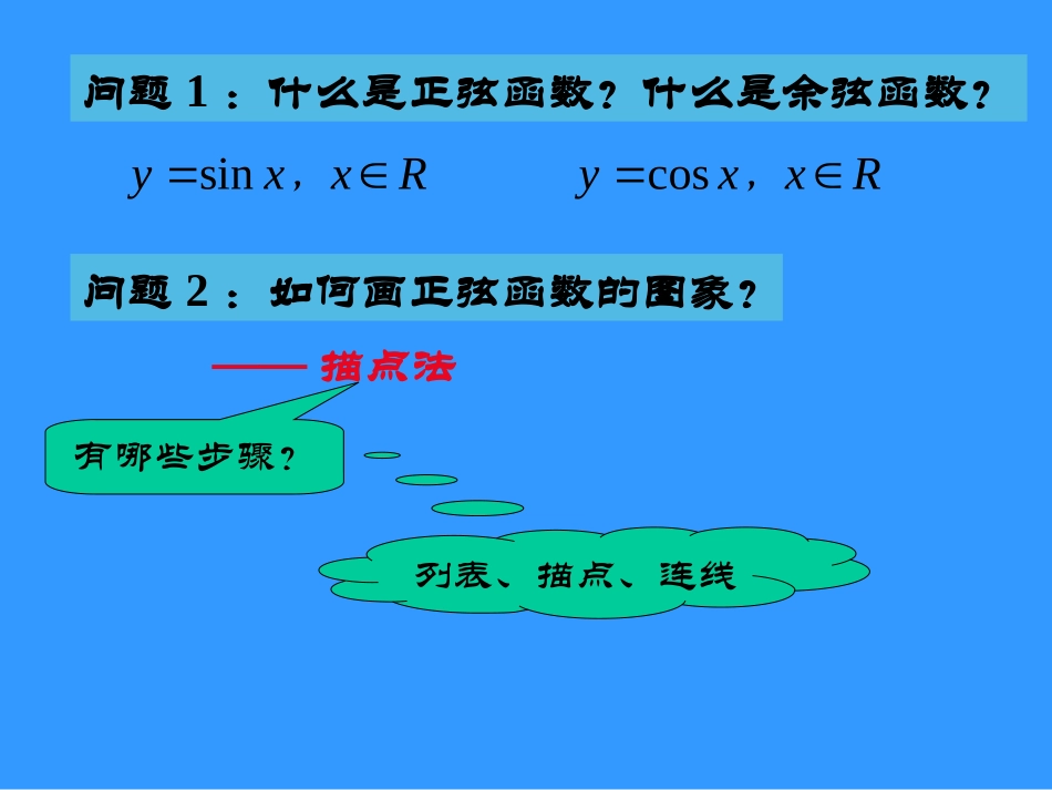 正弦余弦函数的图象1_第2页