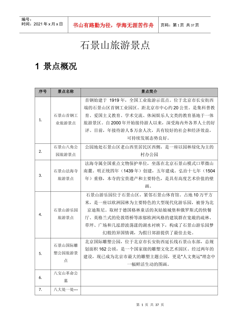 石景山旅游景点_第1页