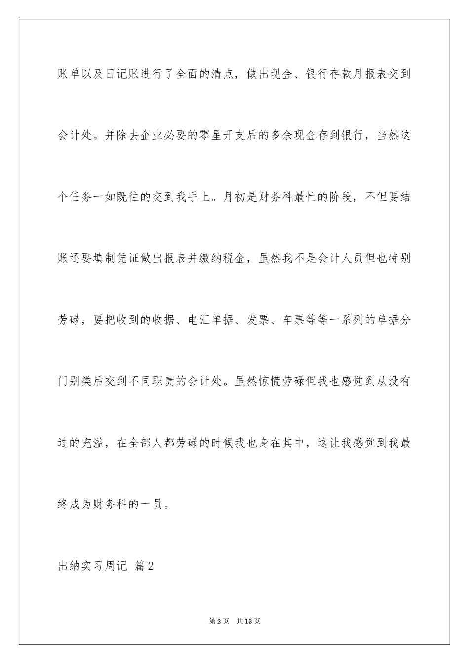 2024出纳实习周记_24_第2页