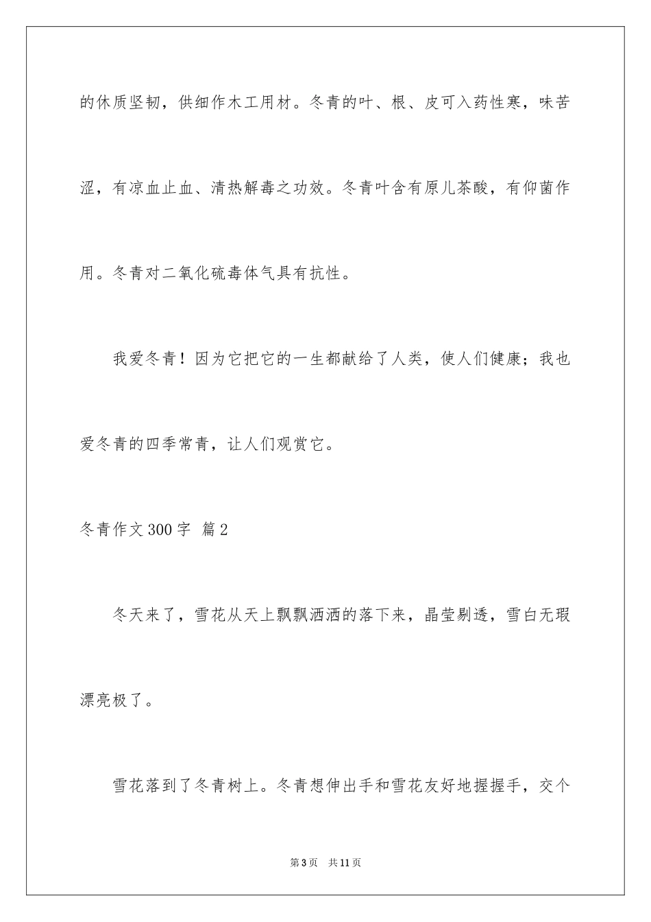 2024冬青作文300字_82_第3页