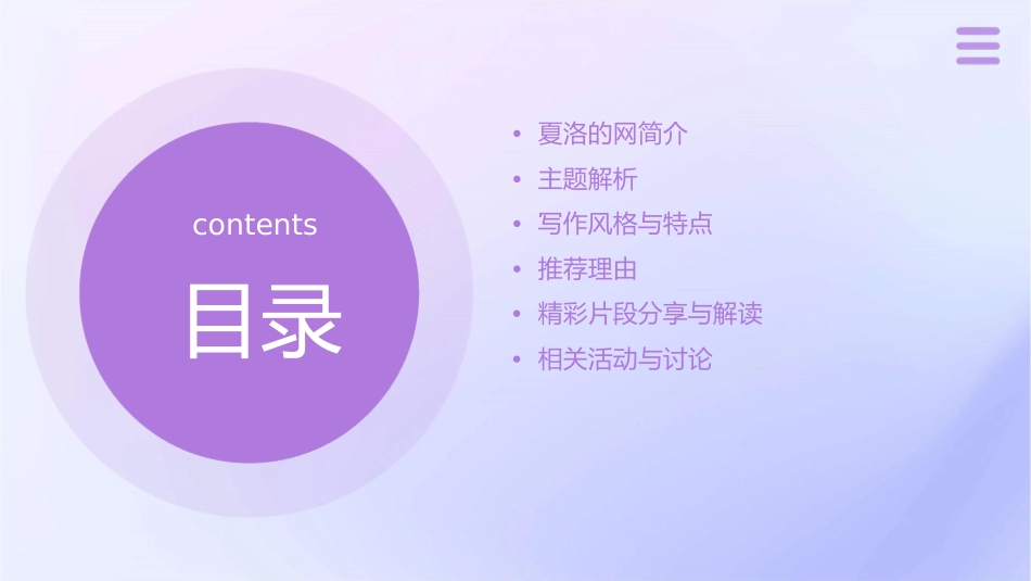夏洛的网读书推荐会课件_第2页