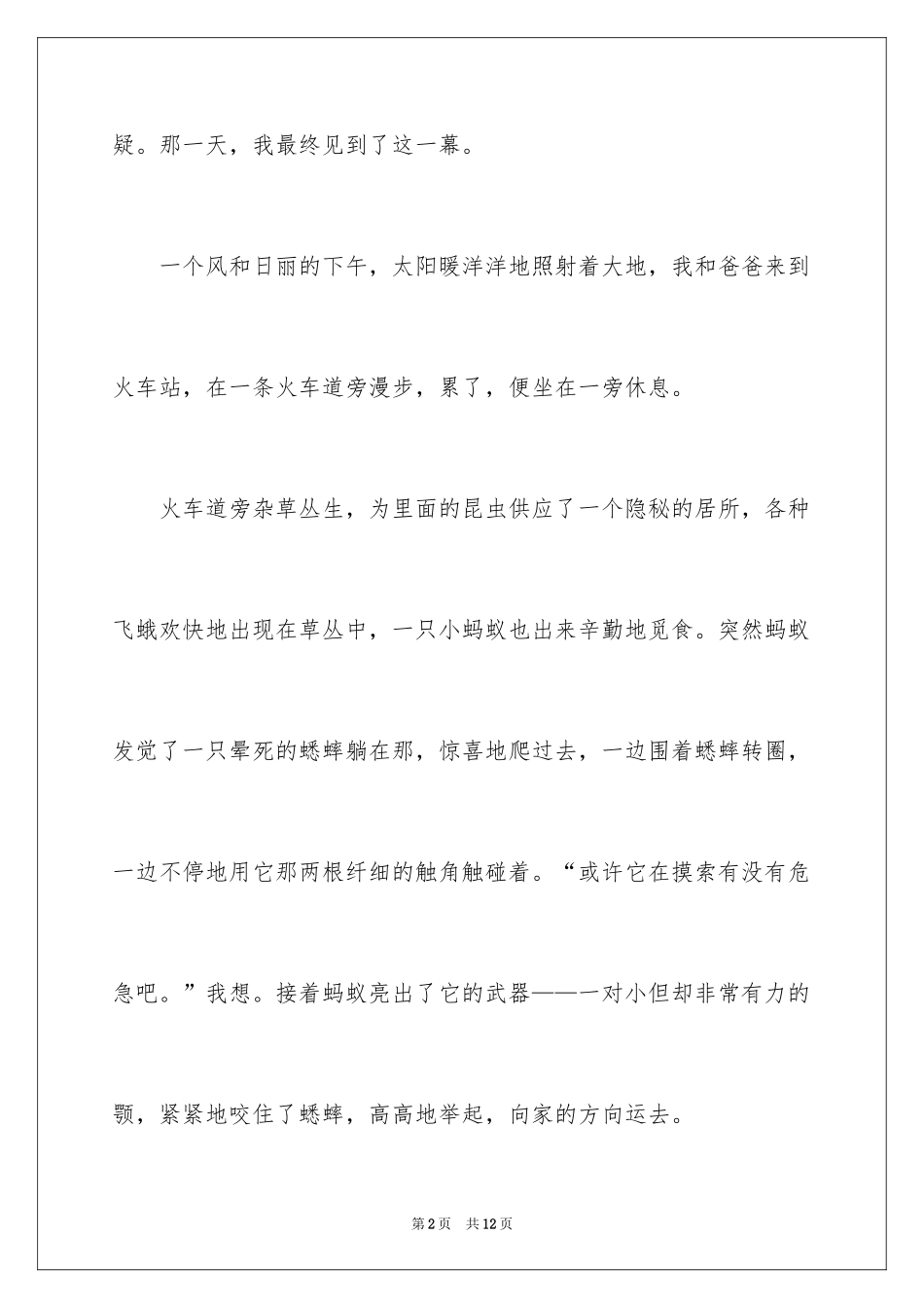 2024写物的作文_391_第2页