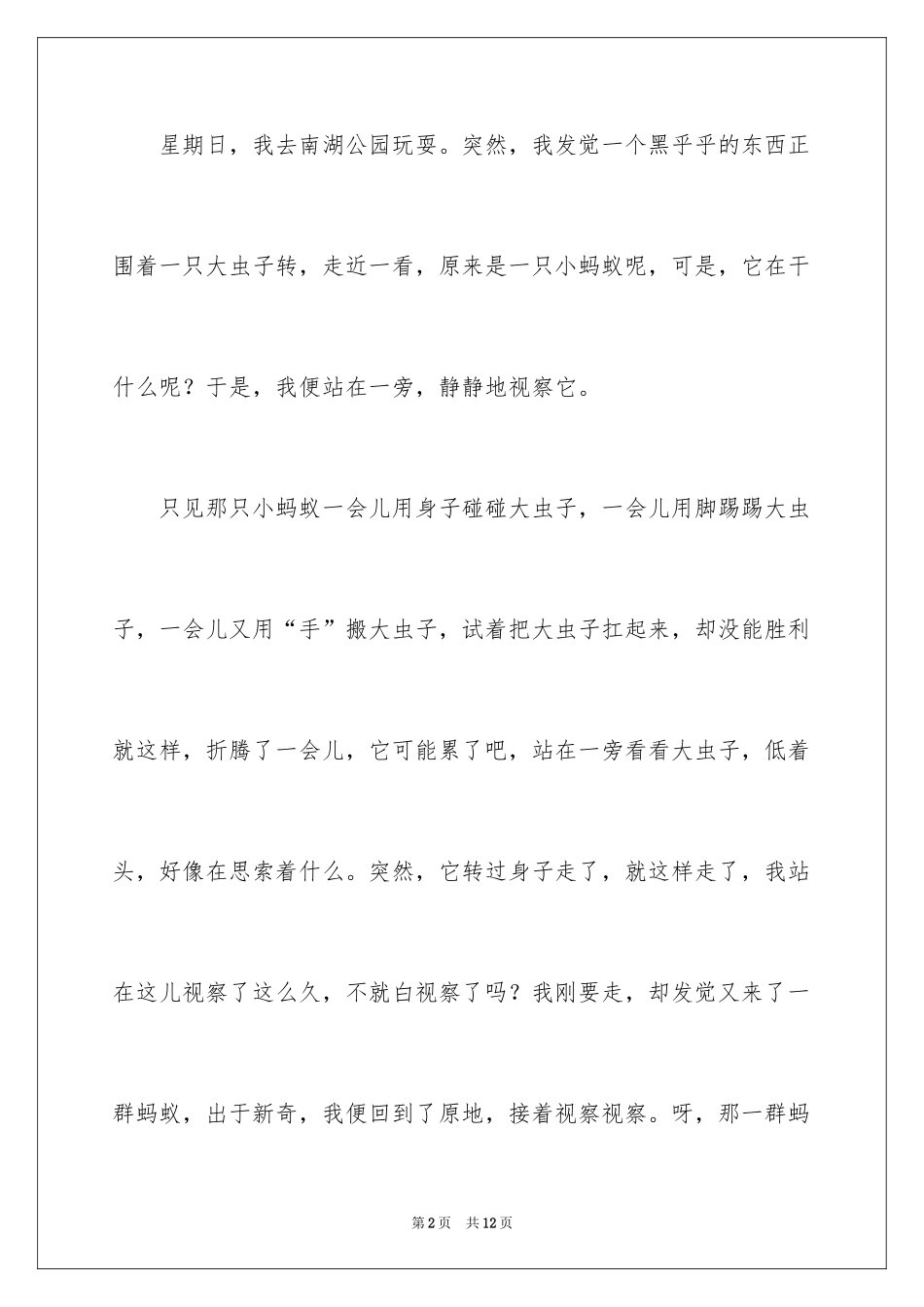 2024写物作文300字_111_第2页