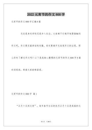 2024元宵节的作文800字_35