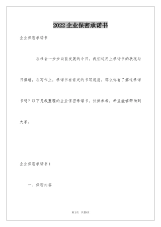 2024企业保密承诺书_5