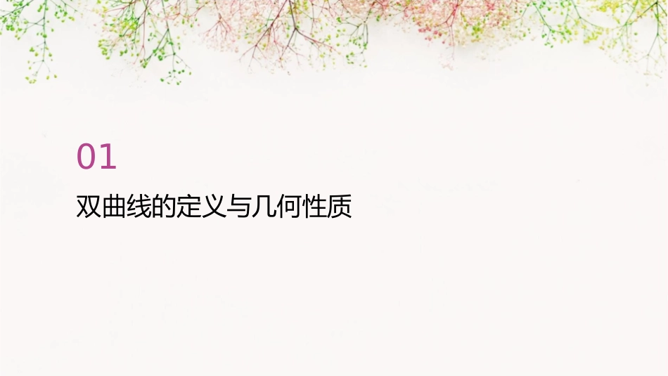 双曲线的简单性质课件_第3页