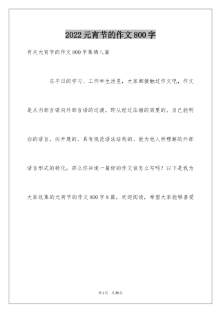 2024元宵节的作文800字_33