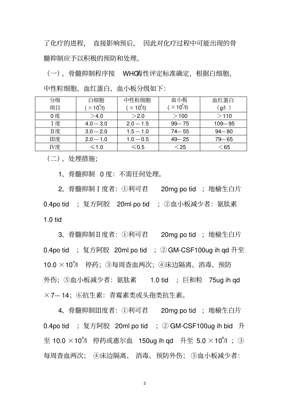 医院药物不良反应预案肿瘤化学治疗药物不良反应处置预案_第3页