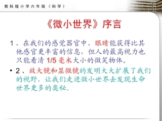 六年级科学下放大镜1