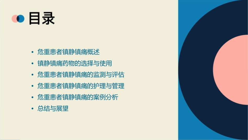 危重患者镇静镇痛管理课件_第2页