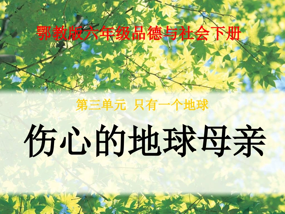 不堪重负的地球_第1页