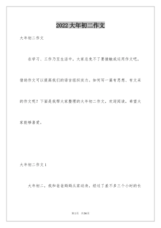 2024大年初二作文_112