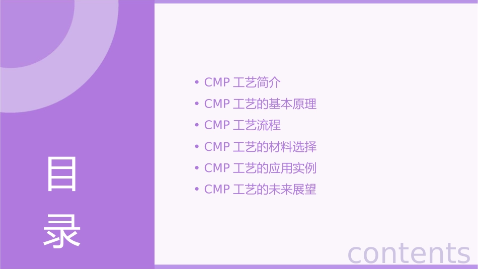 半导体CMP工艺介绍教学课件_第2页