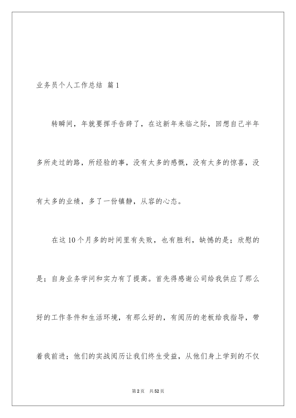 2024业务员个人工作总结_20_第2页