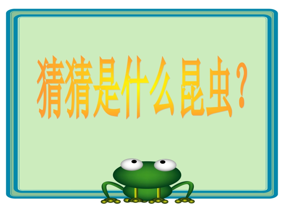 《美丽的昆虫教学》_第2页