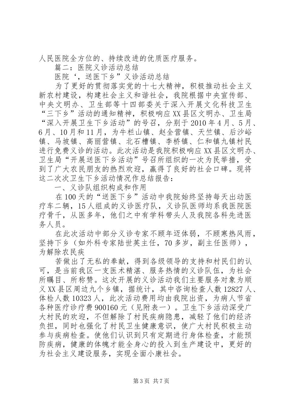 医院义诊活动总结 _第3页