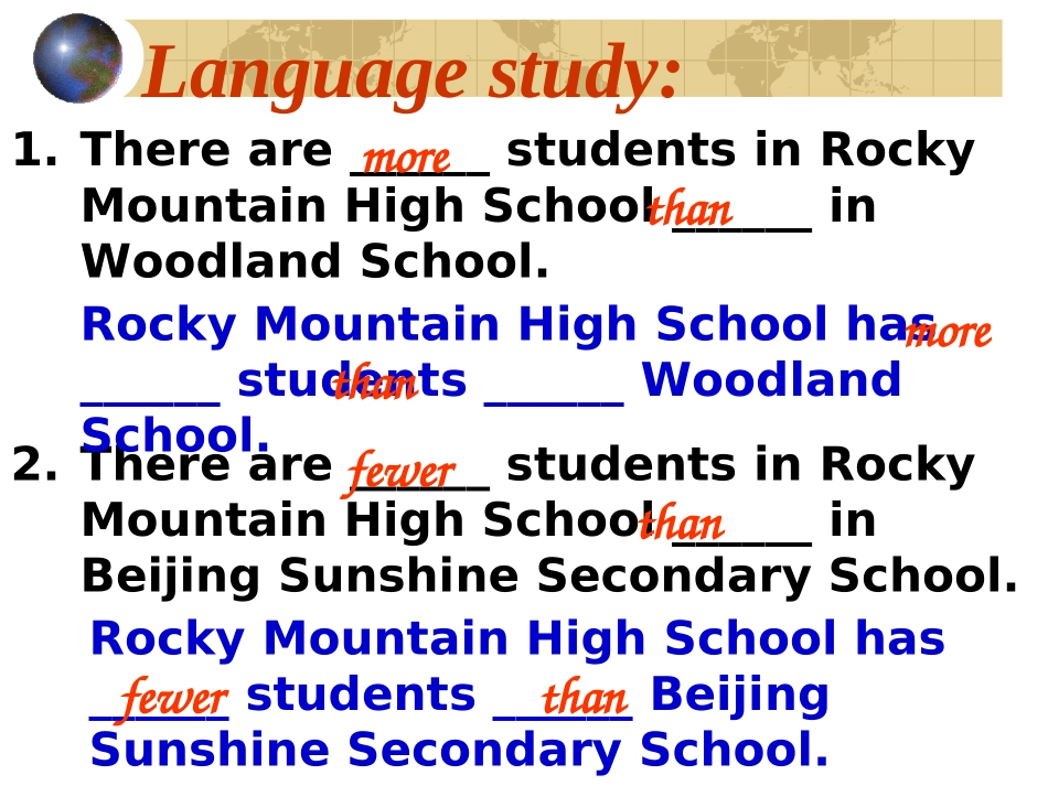 中考英语比较级最高级复习_第3页