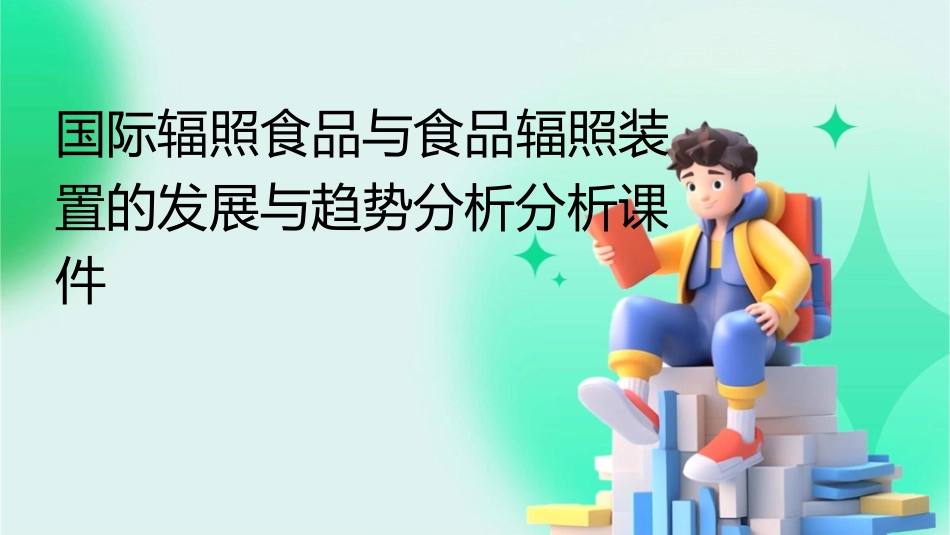 国际辐照食品与食品辐照装置的发展与趋势分析分析课件_第1页